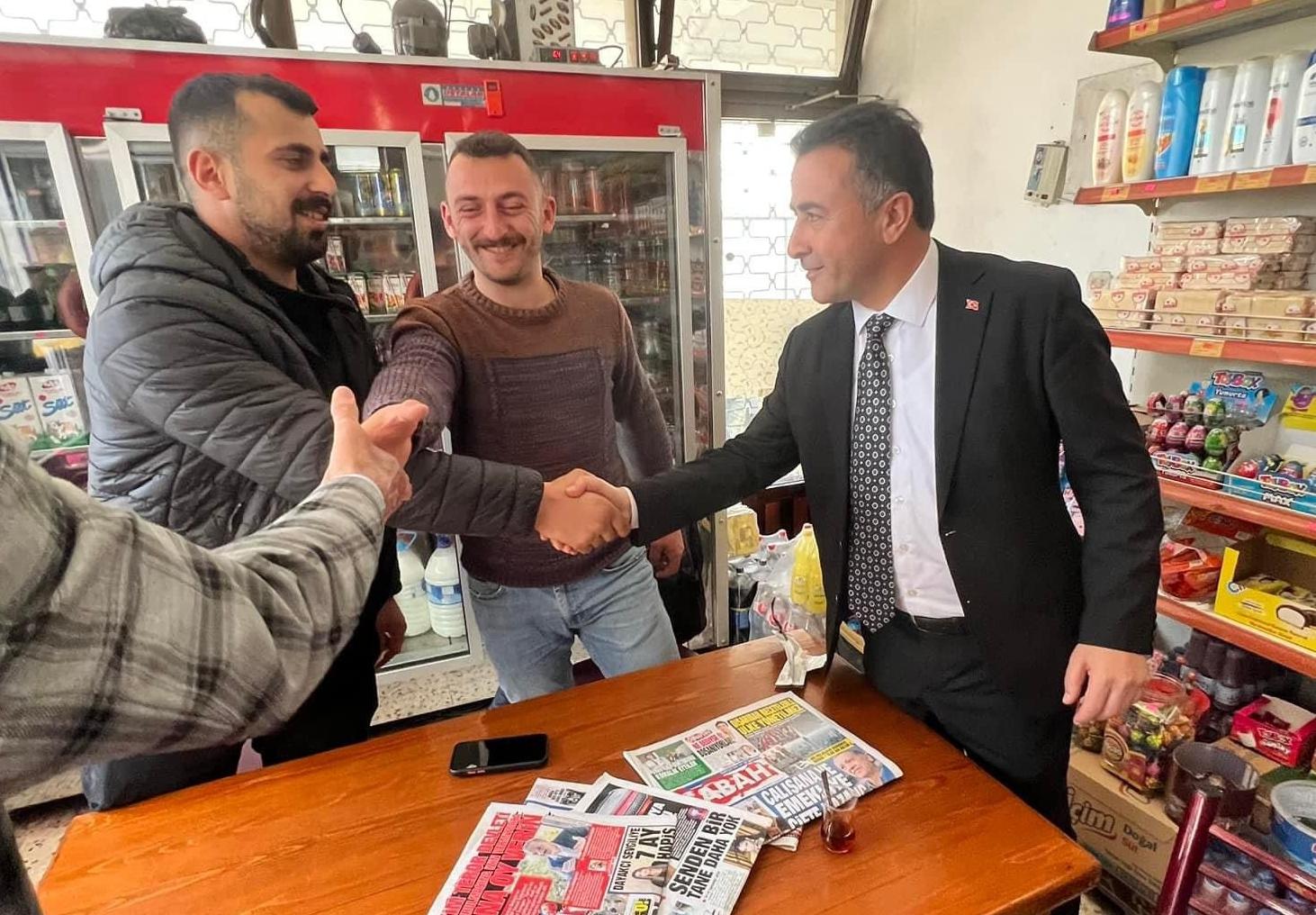 BAŞKAN KAÇAR’DAN ESNAF ZİYARETİ